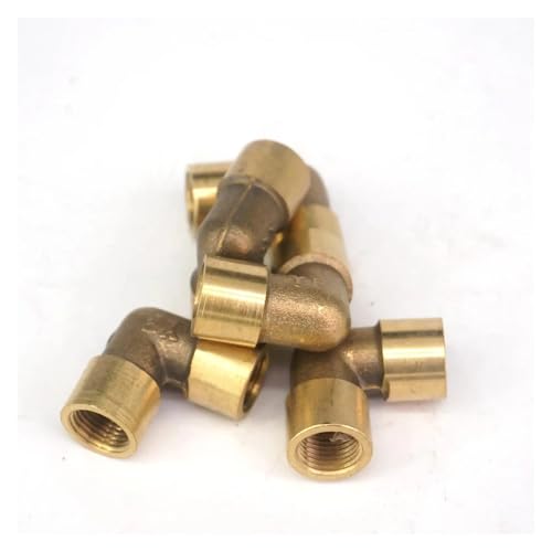 5PCS 1/8" BSPP Elbow Female Pipe Brass Adapter Coupler Connector Fitting von DPEPFTNBFY