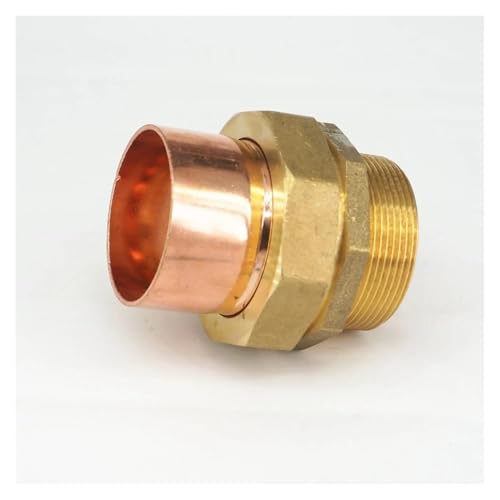Brass 2" Male-54mm I.D Copper Weld Socket End Feed Union Pipe Adapter Air Conditioner Refrigerator Chiller Plant von DPEPFTNBFY