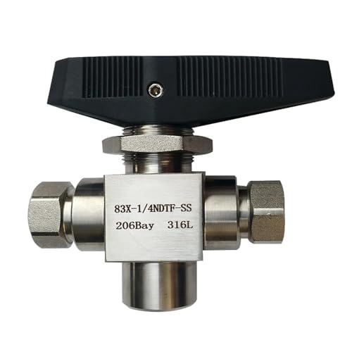 CNG-1/4NPT 83F High Pressure Valve 304 Stainless Steel Tee 3 Ways Ball Valve for Gas Filling Station CNG-1/4NPT 83F High Pressure Valve 304 Stainless Steel Tee 3 Ways Ball Valve for Gas Filling Station von DPEPFTNBFY