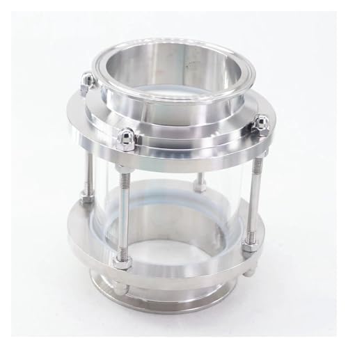 Fit 102mm Pipe OD 4" Tri Clamp SS304 Flow Sight Glass Dipoter Homebrew von DPEPFTNBFY