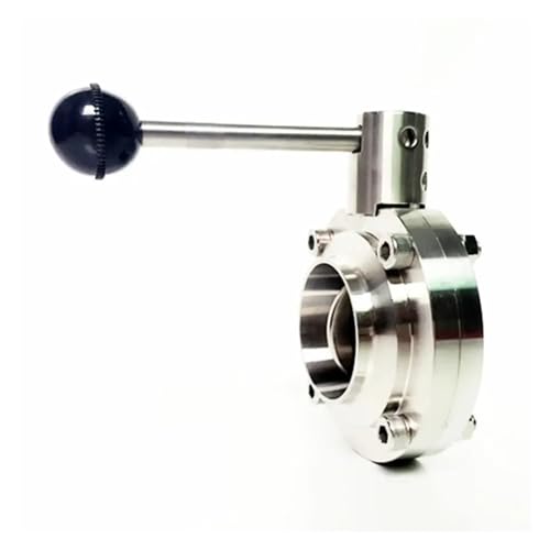 Fit 57mm 2.25" Pipe OD Butt Welding Flow Control Valve SUS 304 Stainless Beer Brewing Home von DPEPFTNBFY
