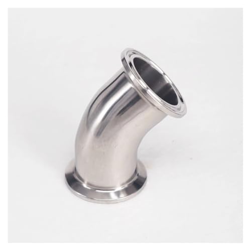 Fit Tube O.D 38mm Tri Clamp 1.5" Ferrule O.D 50.5mm 304 Stainless Steel 45 Degree Elbow Pipe Fitting von DPEPFTNBFY