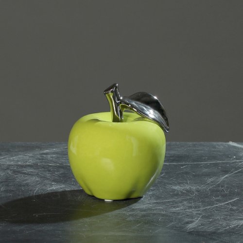 Apfel Dekoapfel Dekoobst Keramik grün Ø 13,5 cm von DPI