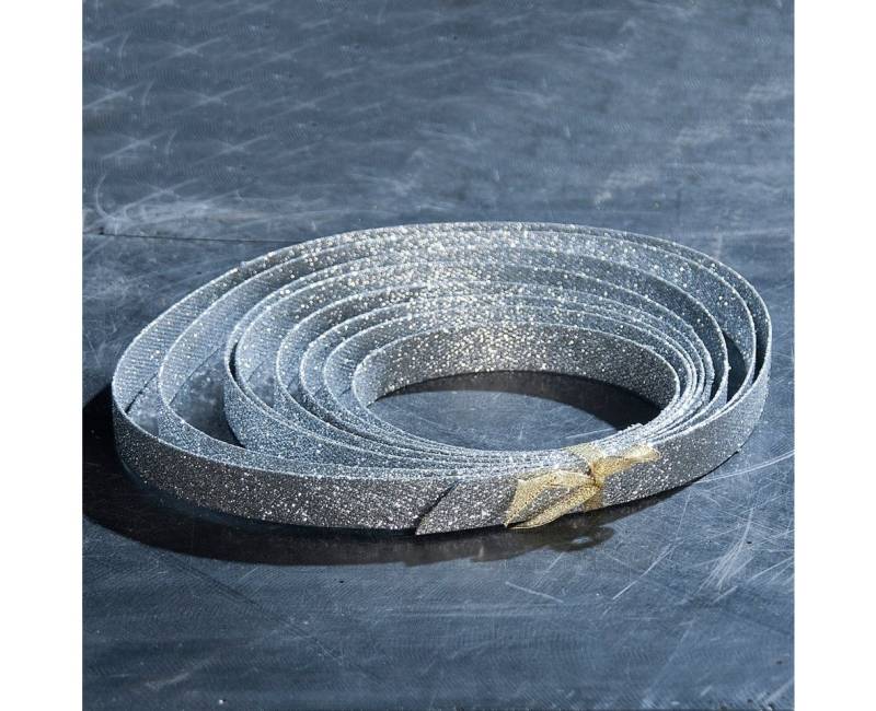 DPI Dekoband Glitterband silber 457 cm von DPI von DPI