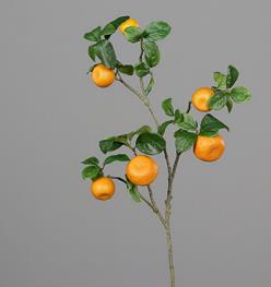 DPI Orangenzweig 92cm 55404 in mit 6 Früchten von DPI