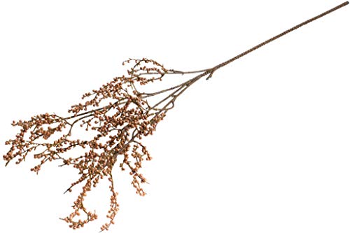 DPI künstlicher weihnachtlicher Beerenzweig mit Glitzer (Kupfer) - 1 Stück - ca. 105 cm - U-Form - Indoor/Outdoor - modern - Weihnachtszweig - Dekozweig - Beerenzweig von DPI