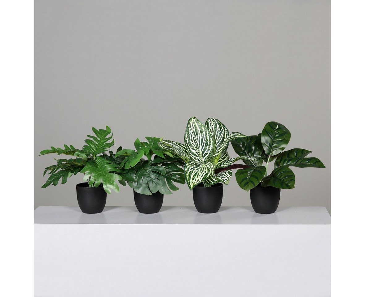 Kunstpflanze, DPI, Höhe 27 cm, Grün H:27cm D:9.5cm Kunststoff von DPI