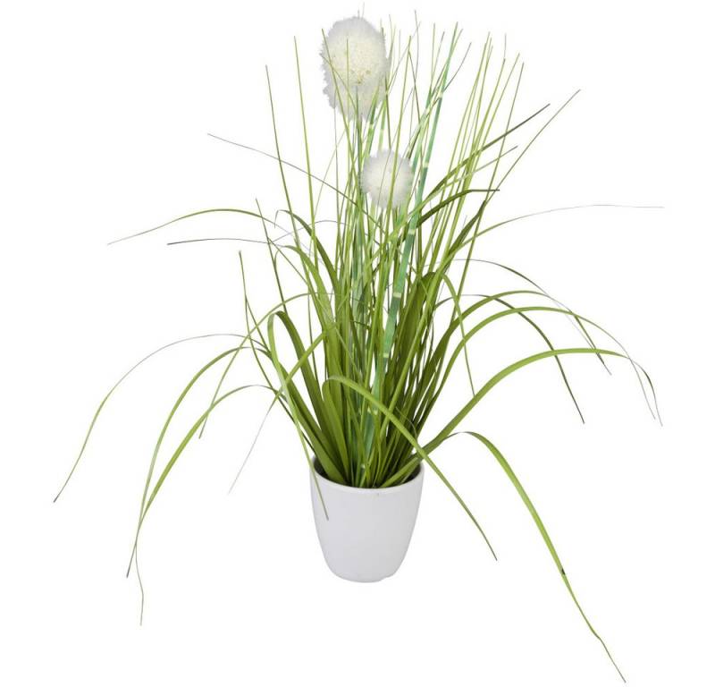 Kunstblume Dekogras im Topf - ca. 36 cm - 1 Stück, DPI von DPI