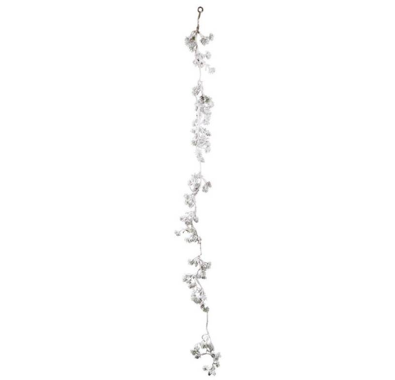Kunstblume Dekozweig - Larix Girlande - grün/braun/weiß, DPI von DPI
