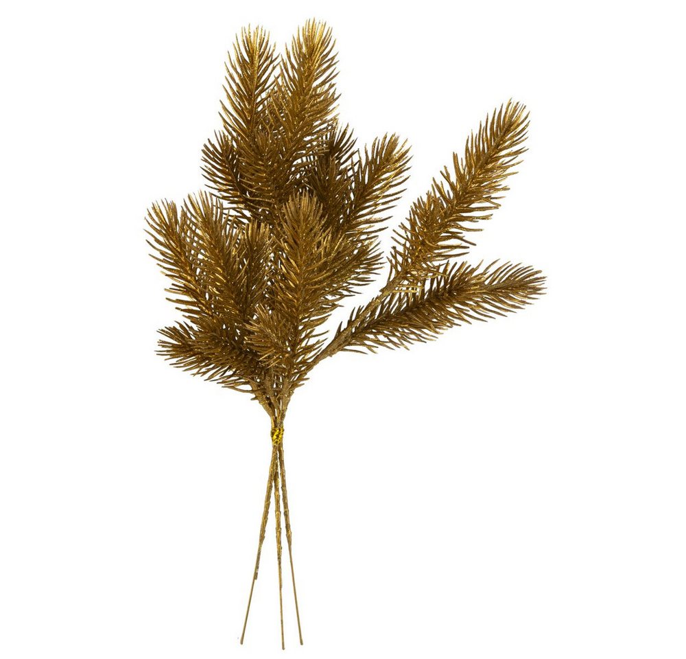 Kunstblume Dekozweig - Tanne - gold, DPI Kunstblume Dekozweig - Tanne - gold, DPI von DPI
