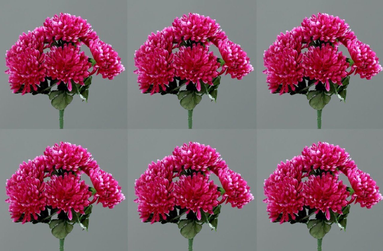 Kunstpflanze, DPI, Höhe 25 cm, Pink H:25cm Kunststoff von DPI