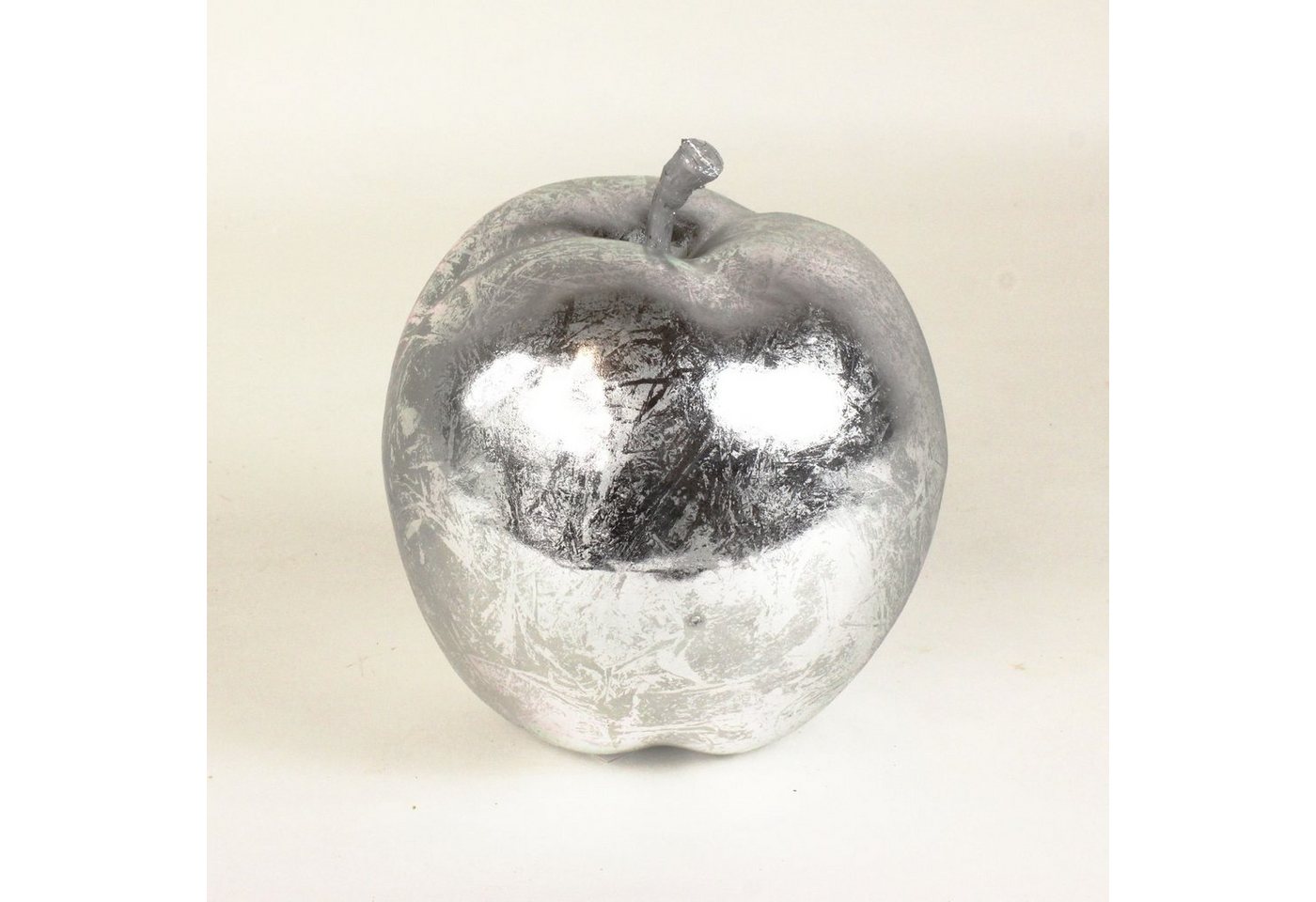 Kunstpflanze Apfel Blattsilber 14 cm Kunstobst von DPI, DPI, Höhe 15 cm von DPI