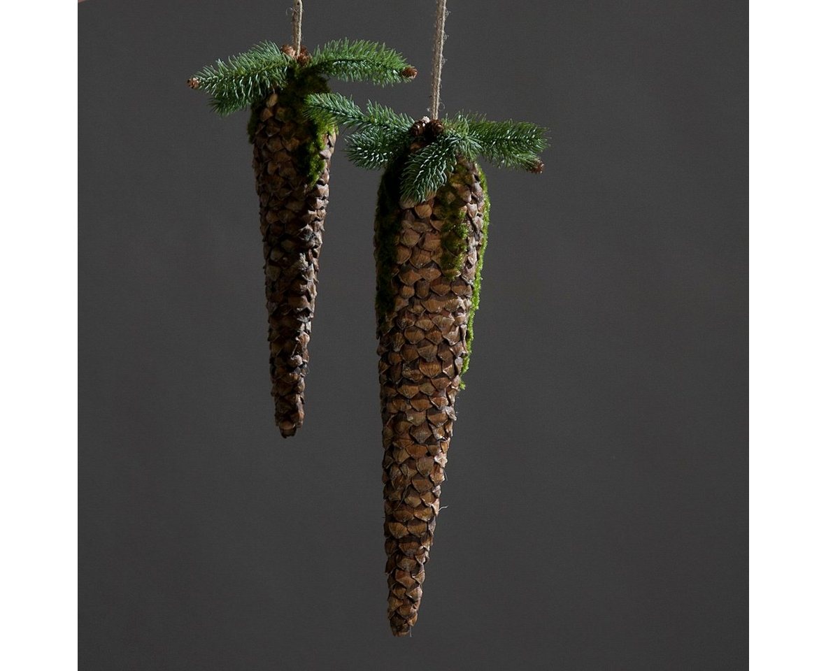Kunstzweig Kiefernzapfen 52 cm natur Kunstpflanze von DPI, DPI von DPI