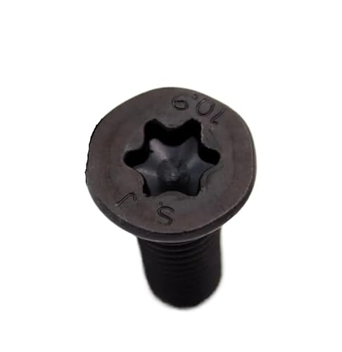 1-50 Stück M1,6 M2,5 M3 M4 M5 M6 M8 M10 Schwarzer 304 A2-70 Edelstahl GB2673 Sechslappenschraube Sechslappen-Torxkopf-Flachsenkschraube(14mm,50pcs M3) von DPIPUBZSZ