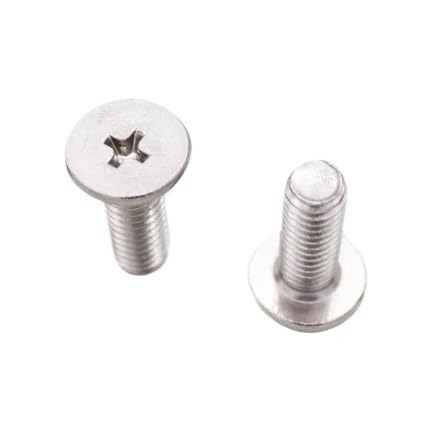 2-50 Stück CM M1,4,6 M2,5 M3 M4 M5 M6 M8 A2-70 304 Edelstahl Kreuz Ultradünn Super Low Flat Wafer Head Bolzenschraube(12mm,M1.4 50pcs) von DPIPUBZSZ