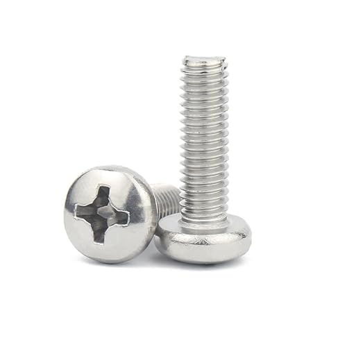 2-50 Stück M1,6 M2 M3,5 M4 M5 M6 M8 GB818-85 304 Edelstahl Kreuzpfanne Rundkopf Verlängerungsschraube Bolzenlänge = 3-100 Mm(20mm,50pcs M2) von DPIPUBZSZ