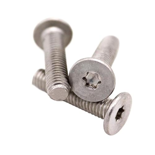5/10/50 Stück M1,6 M2,5 M3 M4 M5 M6 M8 304 Edelstahl CM Six-Lobe Torx Ultra Thin Super Low Flat Wafer Head Bolt Screw(4mm,50pcs M2.5) von DPIPUBZSZ