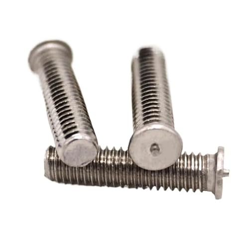 5-50 Stück M3 M4 M5 M6 M8 M10 GB902.3 304 A2-70 Edelstahl Bolzenschweißpunktschweißschraube Lötpunktbolzen Metrisches Gewinde(8mm,M3 50pcs) von DPIPUBZSZ