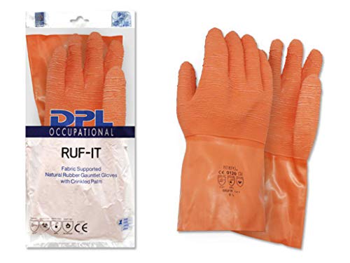 DPL RUF-IT Industrialhandschuh Orange (10-10,5), Schwarz, Standard von DPL