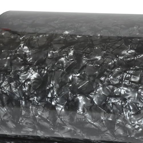 DPLBAZHC 0,50 mm Diamant schwarzes Celluloidblatt Kompatibel mit DIY -Drum Wrap Musical Instrument Dekoration kompatibel mit verschiedenen Drum -Kits(20 inch x 60 inch) von DPLBAZHC