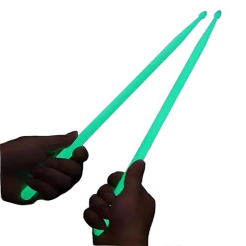 DPLBAZHC 1 Paar 5A in den dunklen Trommelsticks Nylonfluoreszenzstangen Kompatibel mit Drum Set Performance -kompatibel mit den meisten Percussion -Instrumenten(Blue) von DPLBAZHC