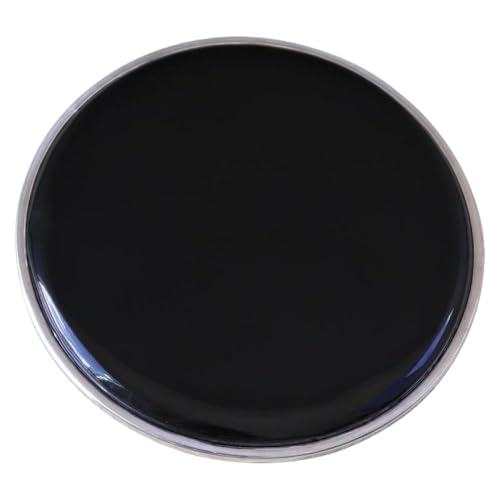 DPLBAZHC 22 Zoll schwarzer Drumkopf mit Schallsteuerung kompatibel mit Standard -Drum -Shells(Black 16inch) von DPLBAZHC