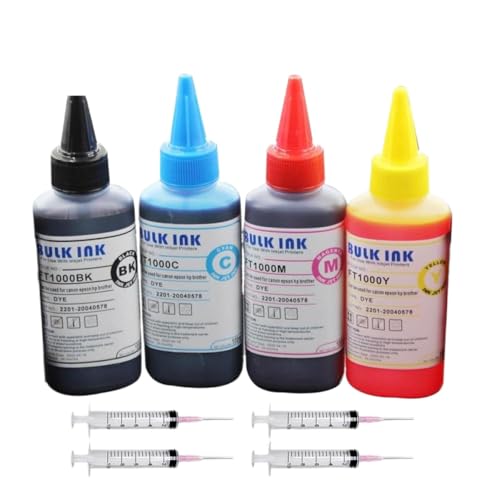 DPLBAZHC 4 x 100 ml kompatible Tinte Kompatibel mit 962 963XL 964XL 963 964 965 XL -Patrone Kompatibel mit OfficeJet Pro 9010 Drucker -Nachfüllkit von DPLBAZHC