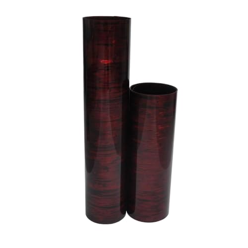 DPLBAZHC Celluloidblatt runde Trommel Tingdeco Musical Red Oyster Effect 10x60 und 16x60 2 Teile, die mit verschiedenen Percussion -Instrumenten kompatibel sind von DPLBAZHC