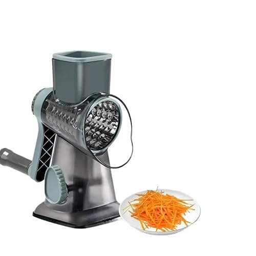 DPLBAZHC Handgekündigter Multi funktionaler Gemüse Slicer Manual Spiralizer Cutter Käse Reiz Shredder Küchenwerkzeug kompatibel mit den meisten Standard(White) von DPLBAZHC