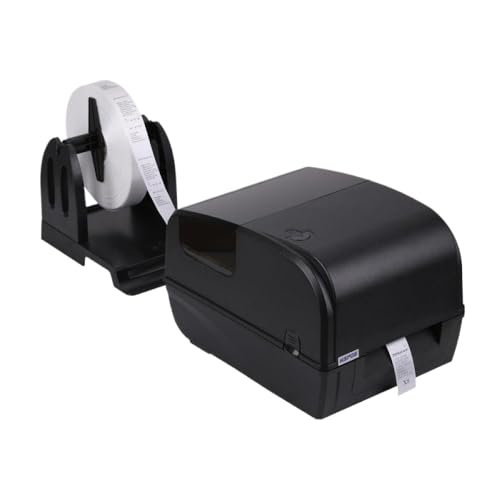 DPLBAZHC Hspos Wash Care -Etikettdrucker Kompatibel mit Satingewebe mit kostenloser Software und Vorlage einschließlich Symbolen(WH Ribbon BK Stain) von DPLBAZHC