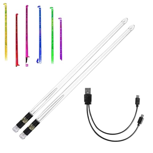 DPLBAZHC Wiederaufladbare LED -Drumsticks mit 15 Farbgradienten Kompatibel mit Musik -Drum -Sticks Polymer -PC -Zubehör kompatibel mit verschiedenen Marken DPLBAZHC Wiederaufladbare LED -Drumsticks mit 15 Farbgradienten Kompatibel mit Musik -Drum -Sticks Polymer -PC -Zubehör kompatibel mit verschiedenen Marken von DPLBAZHC