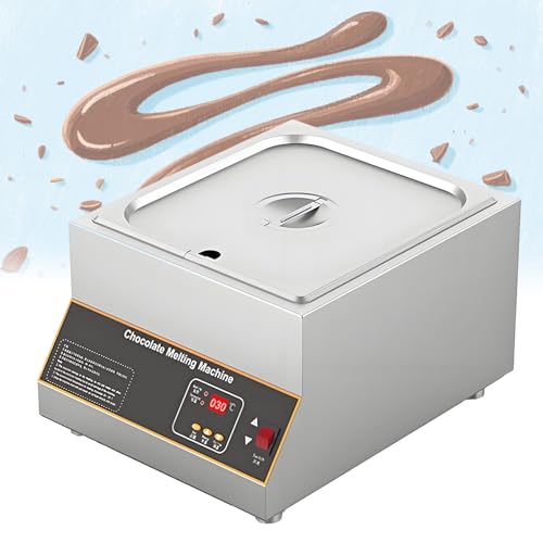 DPLWJPP Schokoladenschmelzen Digitale Temperaturregelung Schokoladenschmelzmaschine 0 °C ~ 85 °C Schokoladenschmelzer für Schokolade Schokolade Temperiermaschine,1cylinder von DPLWJPP