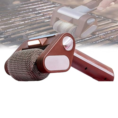 Elektrischer Grillreiniger Elektrischer Bürstenfreier Grillreiniger Wiederaufladbare Rotierende Grillbürste mit Led-Licht Spülmaschinenfester Kopf Elektrischer Grillreiniger Elektrischer Bürstenfreier Grillreiniger Wiederaufladbare Rotierende Grillbürste mit Led-Licht Spülmaschinenfester Kopf von DPLWJPP