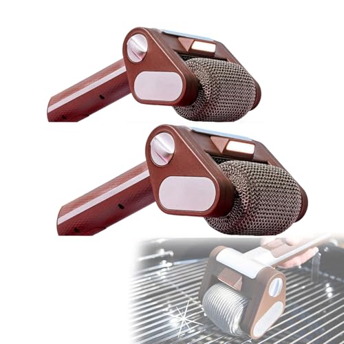 Elektrischer Grillreiniger Ohne Borsten Kabellose Elektrische Grillbürste Mit Led Licht Borstenlose Rotierende Grillbürste Abnehmbare Edelstahltrommel Elektrischer Grillreiniger Ohne Borsten Kabellose Elektrische Grillbürste Mit Led Licht Borstenlose Rotierende Grillbürste Abnehmbare Edelstahltrommel von DPLWJPP