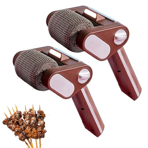 Elektrischer Grillreiniger Ohne Borsten Rotierende Grillbürste Wiederaufladbare Grillbürste mit Edelstahl Rolle Led-Beleuchtung für Outdoor Grills und Camping Elektrischer Grillreiniger Ohne Borsten Rotierende Grillbürste Wiederaufladbare Grillbürste mit Edelstahl Rolle Led-Beleuchtung für Outdoor Grills und Camping von DPLWJPP