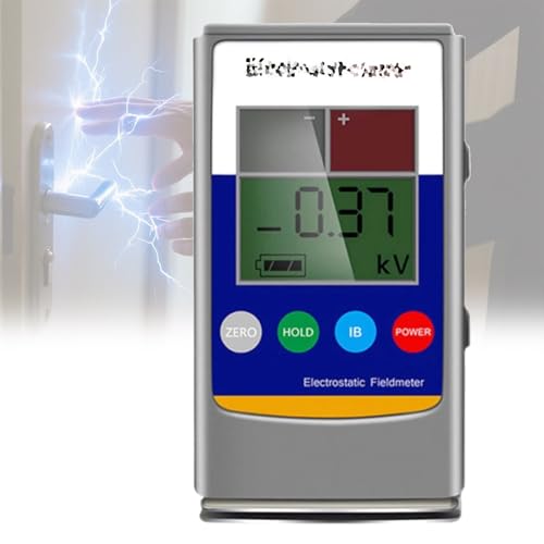 Tragbarer Elektrostatiktester 0-20kv Hand Elektrostatiktester Antistatikfeld Erkennungsmessgerät Tragbares Messgerät for Elektrostatische Felder Ionenbalance Tester von DPLWJPP