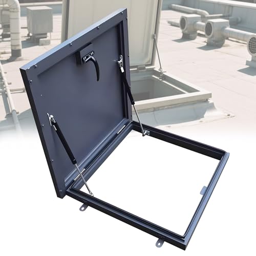 Wasserdichtes Vertikales Oberlicht Dachlukenabdeckung aus Edelstahl Metall für Einfache Dachwartung Isolierte Zugangsluke für Flachdächer,Innerdiameter500*500mm Wasserdichtes Vertikales Oberlicht Dachlukenabdeckung aus Edelstahl Metall für Einfache Dachwartung Isolierte Zugangsluke für Flachdächer,Innerdiameter500*500mm von DPLWJPP