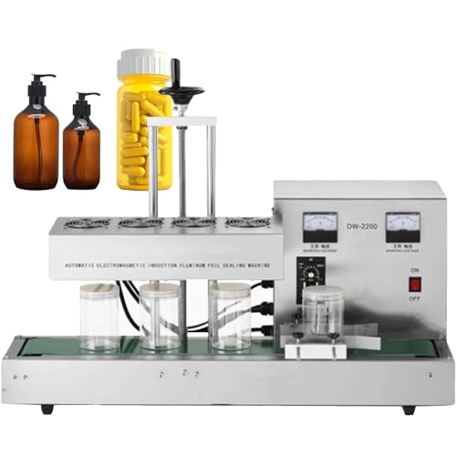 Automatische Aluminiumfolien-Versiegelungsmaschine,Automatische Flaschenversiegelungsausrüstung Für Plastikflaschen Und Glasflaschen,2200w Kontinuierliche Bandversiegelungsmaschine,15-60mm-110V von DPLXQPP