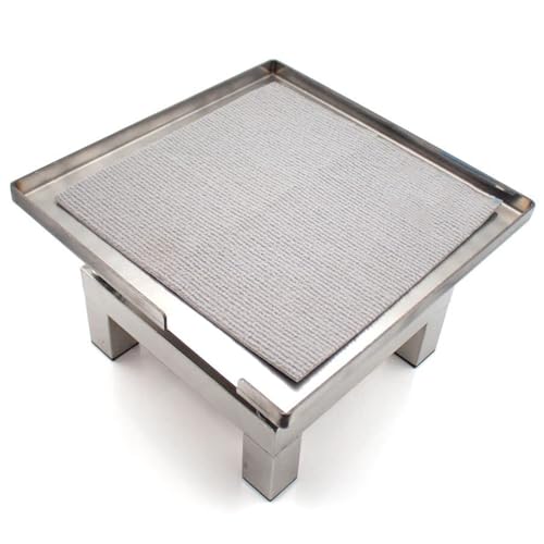 DPLXQPP Kleiner Betonrütteltisch, 35x35 cm/50x50 cm Betonrüttler, Vibrationsprüfstand, Prüfblock, Vibrationsplattform, Mini-Rütteltisch aus Edelstahl,220V-30 * 30CM von DPLXQPP