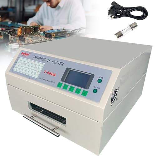 DPLXQPP T-962a Intelligenter Schubladen-Reflow-Ofen,1500w,Automatische Temperaturanzeige,Infrarot-Reflow-Ofen,T-962A-110V von DPLXQPP