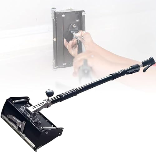 DPLXQPP Trockenbau-Verblendboxen,Verstellbares Werkzeug Zum Nivellieren Von Gipspulver,Trockenbau-Taping-Werkzeuge Aus Aluminiumlegierung,Mit Verlängerungsgriff,32cm/12in von DPLXQPP