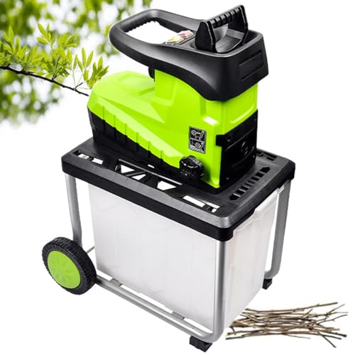 Hochleistungs-Holzhäcksler 2800w,Elektrischer Gartenhelfer Mit Gehärtetem Schneidkopf,Push-Pull & Einstellbarer Zerkleinerung,Reduziert Gartenabfälle Um 80%,Chippers+10mWire Hochleistungs-Holzhäcksler 2800w,Elektrischer Gartenhelfer Mit Gehärtetem Schneidkopf,Push-Pull & Einstellbarer Zerkleinerung,Reduziert Gartenabfälle Um 80%,Chippers+10mWire von DPLXQPP