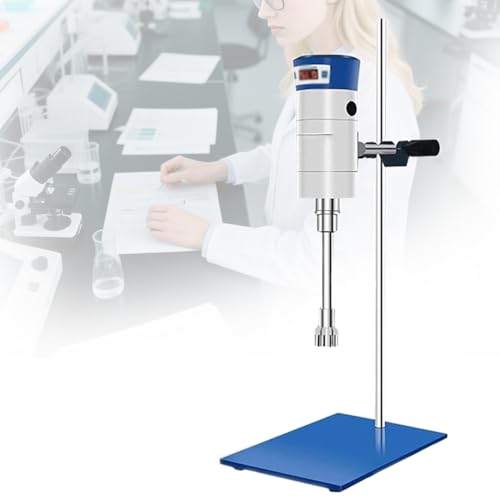 Multifunktionaler Labor-Homogenisator Für Anspruchsvolle Anwendungen,Hochgeschwindigkeits-Scheremulgator,Arbeitskopf Aus Edelstahl 304(28g/36g),FJ300-SH von DPLXQPP