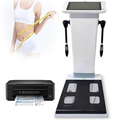 Professionelle Körperfettwaage Mit 10,1" Touchscreenb,Präzise Dsm-Bia Mehrfrequenz-Technologie,Segmentierte Analyse Von Muskelmasse & Körperfett,Cloud-Speicher & Gesichtserkennung Für Fitnessstudios von DPLXQPP