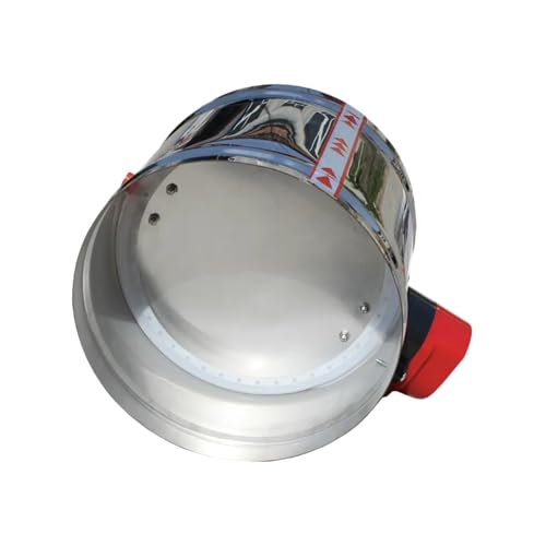 DPNABQOOQ 100 mm Edelstahl-Luftdämpferventil HVAC Elektrischer Luftkanal Motorisierter Dämpfer for 4" Belüftungsrohrventil 220 V von DPNABQOOQ