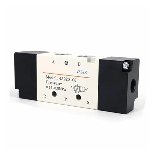 DPNABQOOQ Pneumatisches Zwei-Positionen-Fünf-Wege-Luftregelventil 4A110-06 4A210-0 84A310-10 4A410-15(4A210-06) von DPNABQOOQ