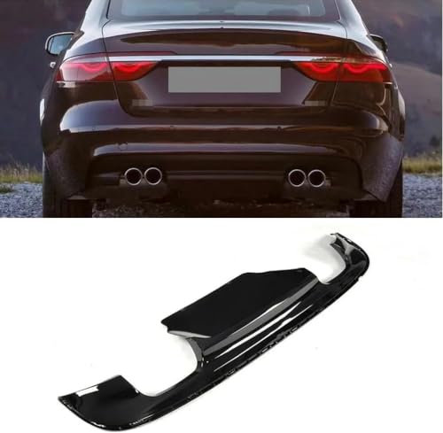 Auto HeckstoßStange Diffusor für Jaguar XF 2016 2017 2018 Sedan 4 Door Sport, Heck Diffusor Splitter, Auto Heckspoiler Diffusor Splitter, Spoilerrahmen, Auto Modifiziertes Zubehör von DPONHJ