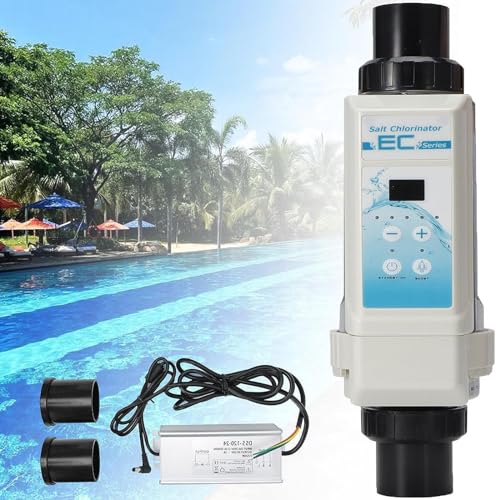DPQYJPP Chlorine Generator Electrolyser Salt Chlorinator Salt Water System for Pools Self-Cleaning Salt Chlorine Generator for 60 m³ Swimming Pool,20g/h DPQYJPP Chlorine Generator Electrolyser Salt Chlorinator Salt Water System for Pools Self-Cleaning Salt Chlorine Generator for 60 m³ Swimming Pool,20g/h von DPQYJPP