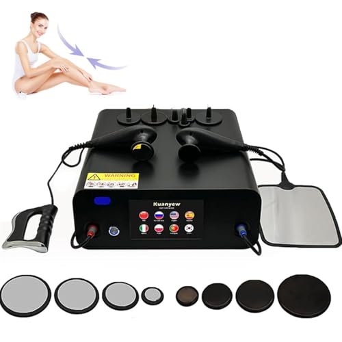 Diathermie-Physiotherapiegerät, 448-kHz-Tecar-Therapiegerät Res CET Monopol-HF-Energieübertragungs-Diatherapiegerät zur Linderung von Muskelschmerzen und Cellulite-Reduktion von DPQYJPP
