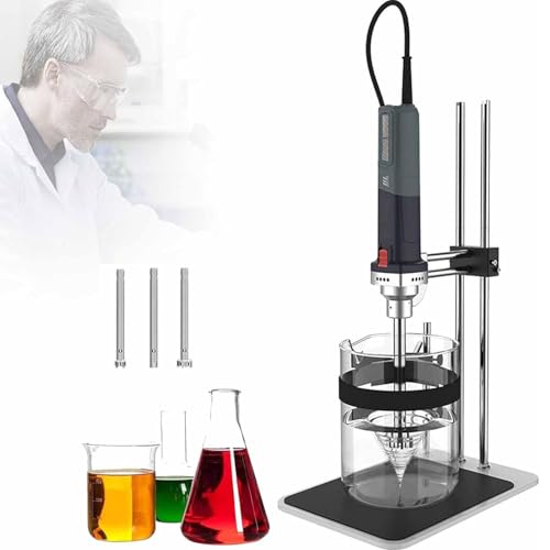 Laborhomogenisierungsemulgatoren 1300 W, Hochgeschwindigkeits-Zellgewebehomogenisator für das Labor, 6 Gänge einstellbar, zur Zellhomogenisierung, 25 mm ++ 18 mm + 36 mm von DPQYJPP